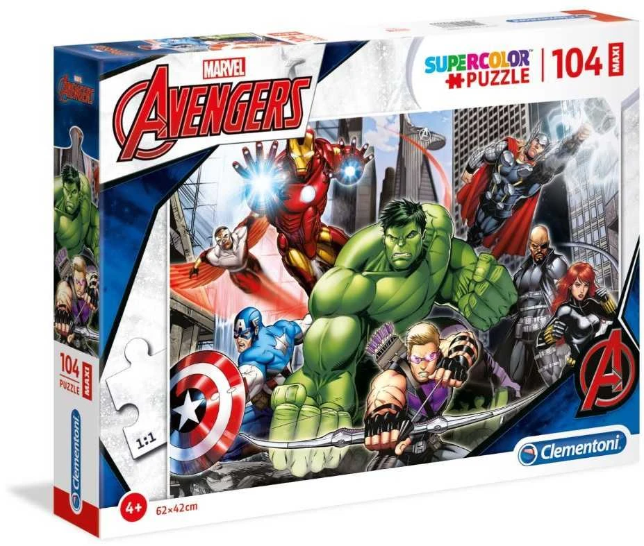 Clementoni Dėlionė 104 vnt. - Marvel: Keršytojai (Avengers)