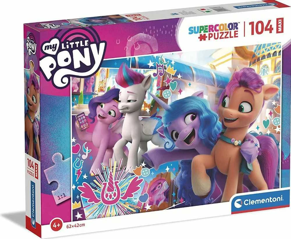 Clementoni Dėlionė 104 vnt. - Mano mažasis ponis (My Little Pony)