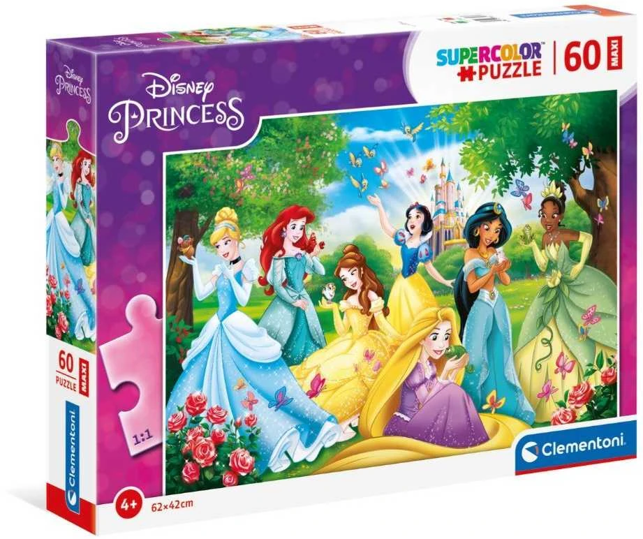 Clementoni Dėlionė 60 vnt. -  Disney Princesės