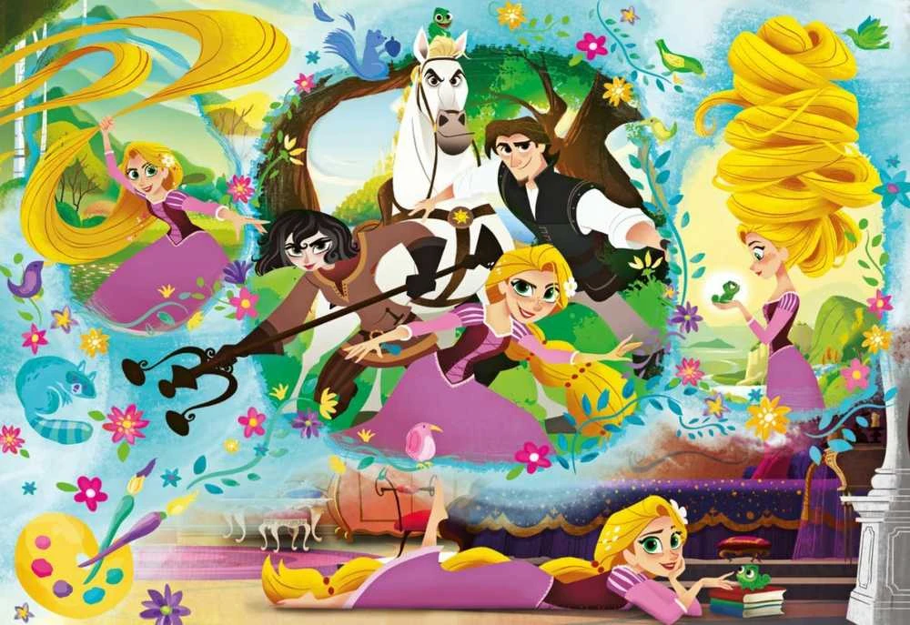 Clementoni Dėlionė 104 vnt. - Princesė - Rapunzel