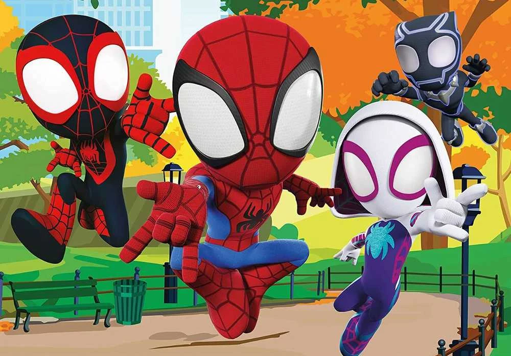 Dėlionė Clementoni Spidey + spalvinimas 104 det. 25727