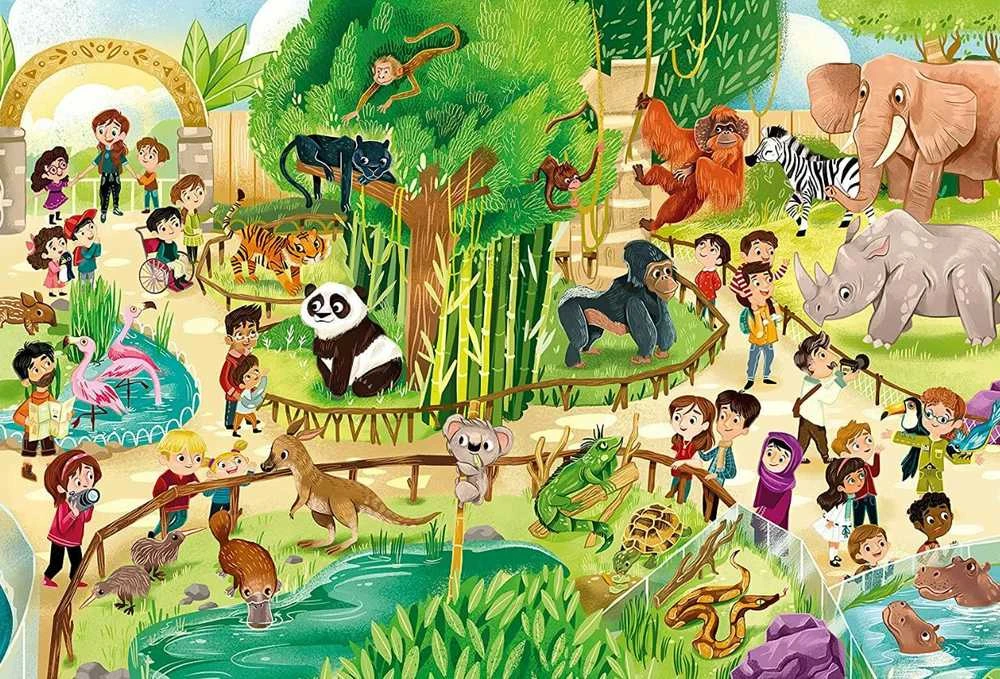 Dėlionė Clementoni Zoo MAXI 24 det. 28505