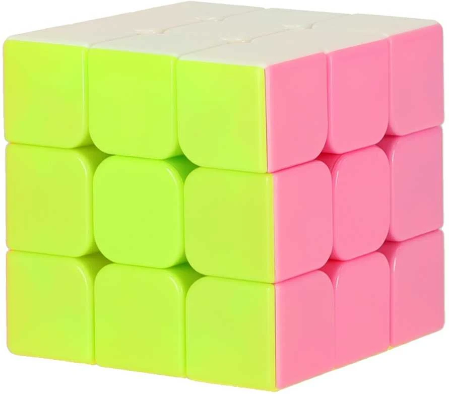 KIK Dėlionės žaidimas Dėlionės kubas 3x3 neon 5,65 cm