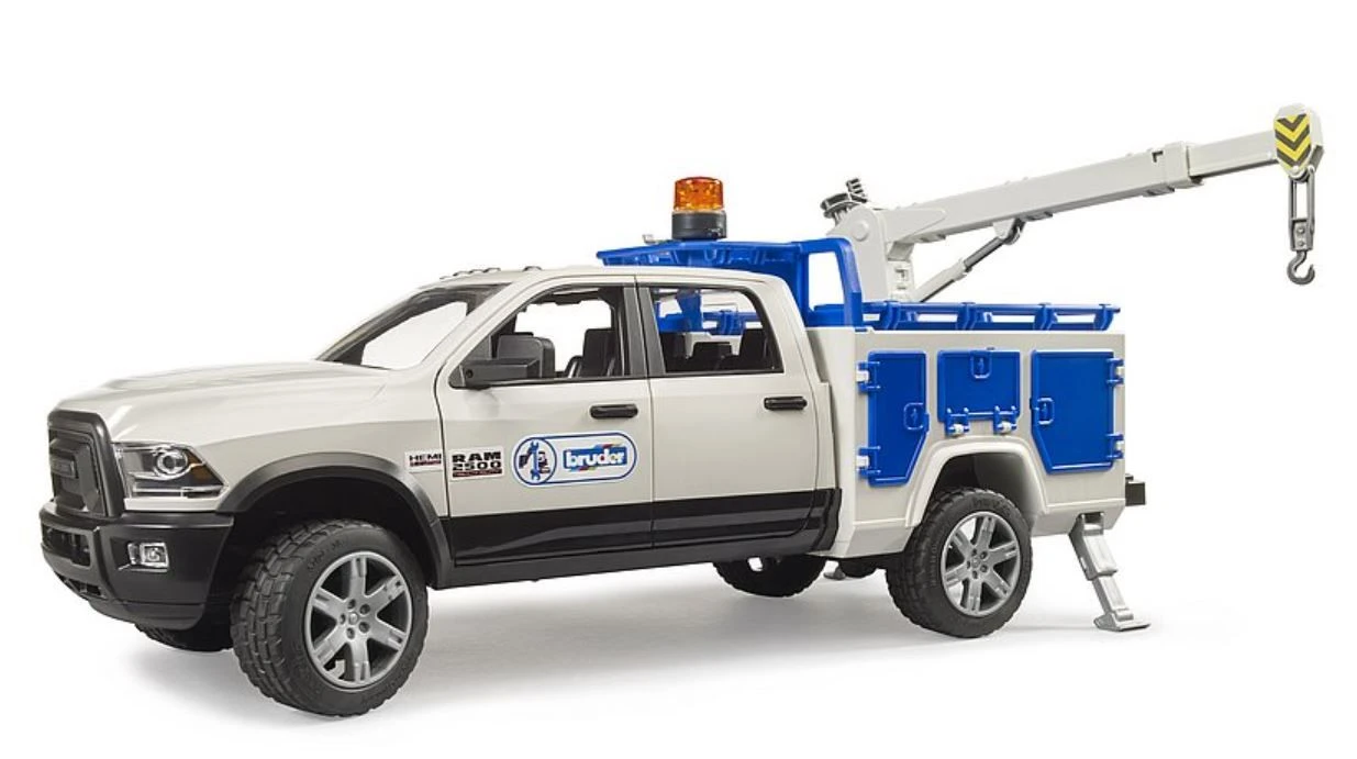 BRUDER 1:16 RAM 2500 tarnybos automobilis, 02509 aprašymas - Prekės nuotrauka
