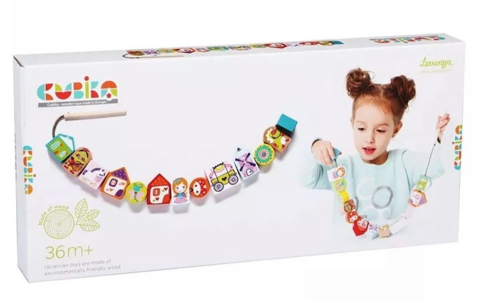 Cubika Edukacinis medinis varstymo žaidimas - Pasaka (14309) aprašymas - Prekės nuotrauka