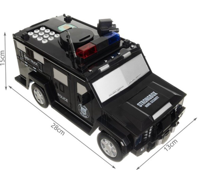 Iso Trade Piggy bank - policijos automobilio seifas aprašymas - Prekės nuotrauka