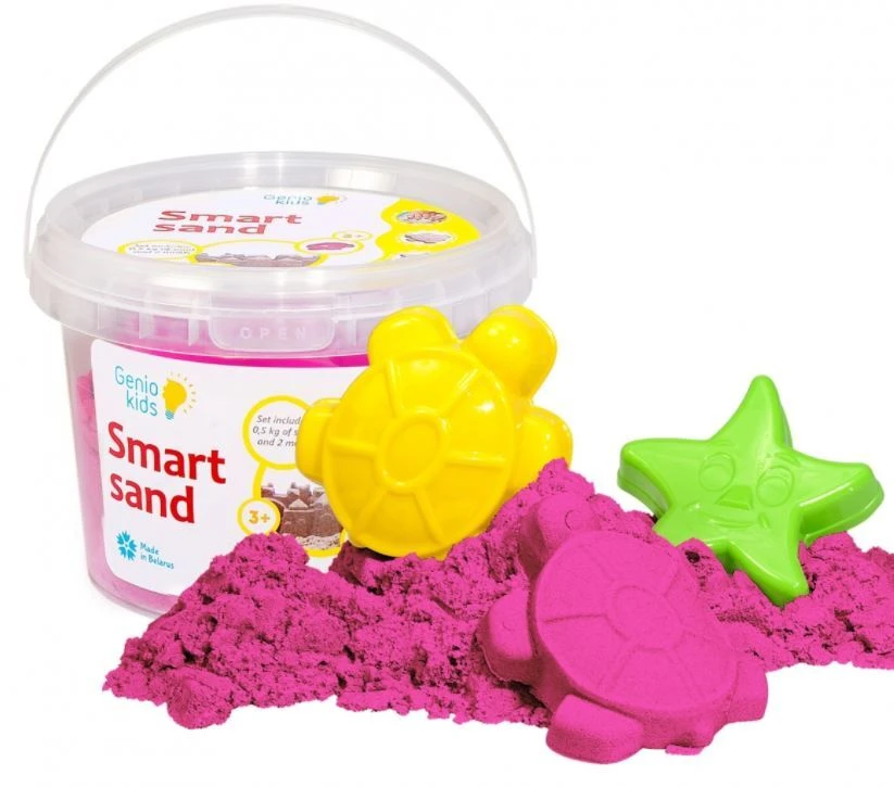 Išmanus kinetinis smėlis 0.5kg (rožinis) aprašymas - Prekės nuotrauka