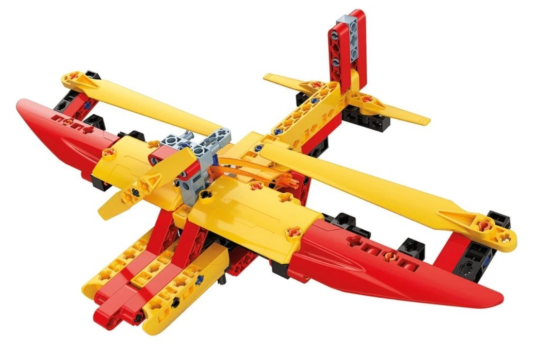 Clementoni, Mechanics Laboratory, Seaplane + Hydroplane, Construction Set, For Boys, 8+ metai, 130 pcs aprašymas - Prekės nuotrauka