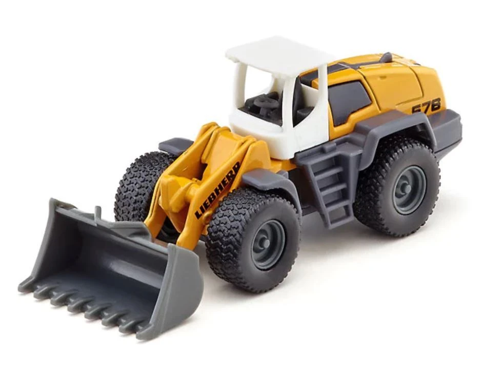 Metalinis SIKU automodelis 1477 - Ratinis krautuvas Liebherr aprašymas - Prekės nuotrauka