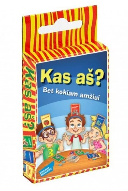 Mini stalo žaidimas - KAS AŠ? aprašymas - Prekės nuotrauka