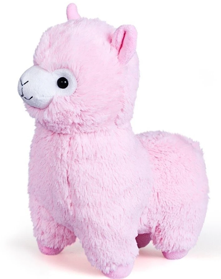Minkštas pliušinis žaislas - Alpaka 23 cm (rožinė) aprašymas - Prekės nuotrauka