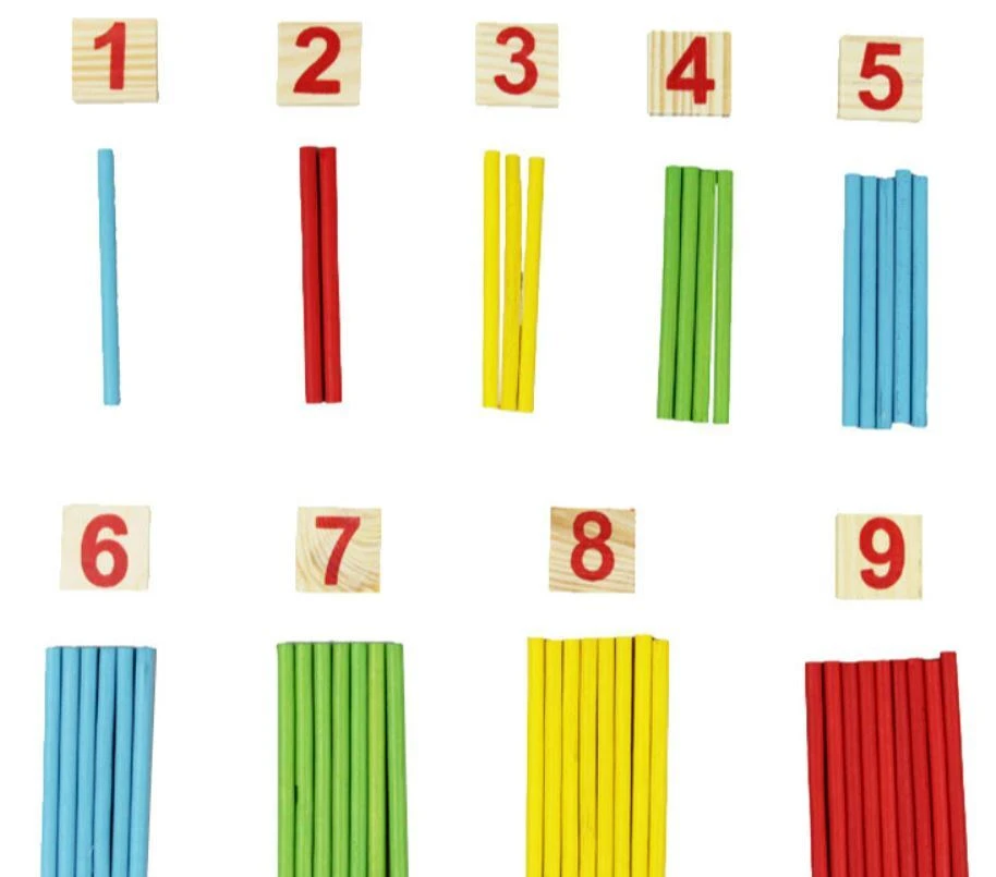 Montessori edukacinis rinkinys skačiavimo mokymuisi, medinis aprašymas - Prekės nuotrauka