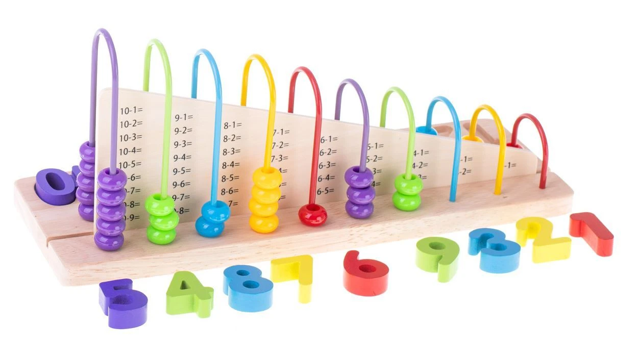 MONTESSORI Medinis rūšiavimo ir mokymosi skaičiuoti žaidimas aprašymas - Prekės nuotrauka
