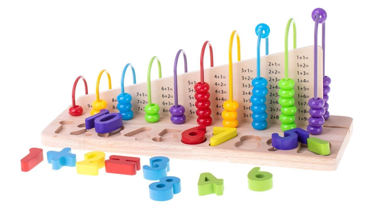 MONTESSORI Medinis rūšiavimo ir mokymosi skaičiuoti žaidimas aprašymas - Prekės nuotrauka