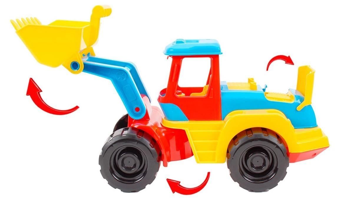 Technok Maksik Plastikinis buldozeris krautuvas 6894 aprašymas - Prekės nuotrauka