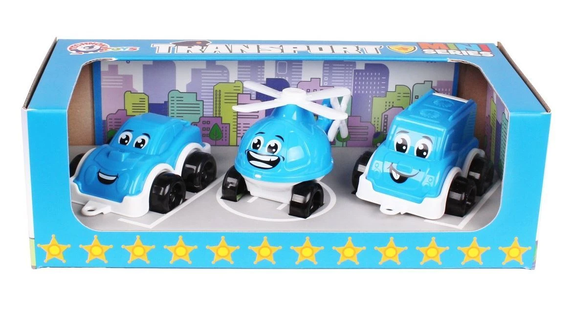 Technok Plastikinių mini mašinėlių rinkinys 5804 - 3 vnt aprašymas - Prekės nuotrauka