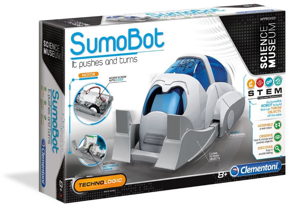 CLEMENTONI robotas Sumobot, 17370BL aprašymas - Prekės nuotrauka