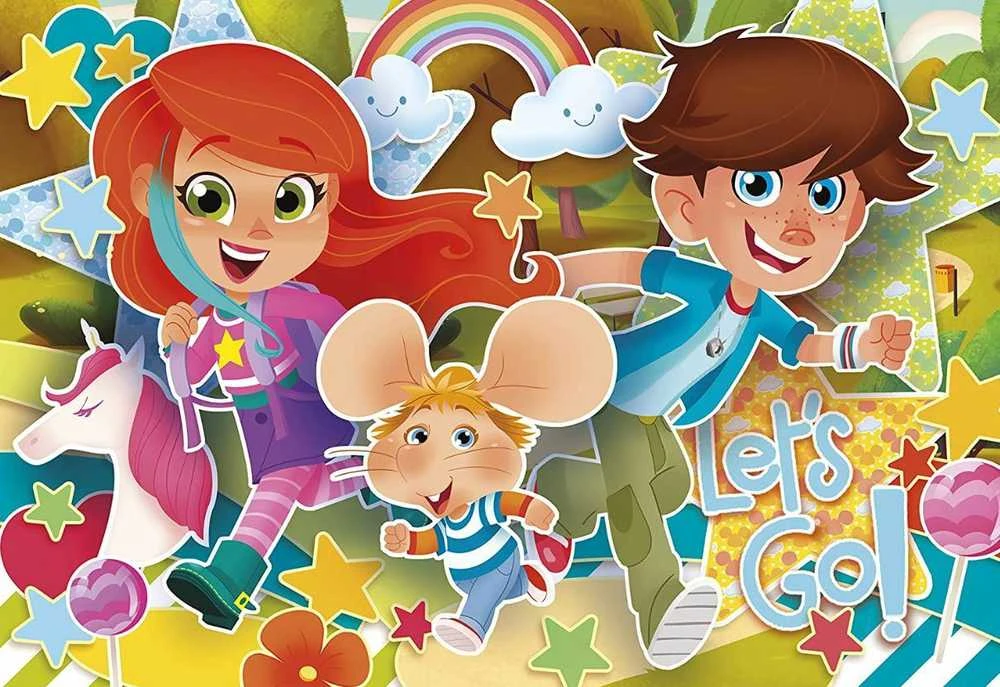 Clementoni Supercolor Floor dėlionė "Topo Gigio" 40 pcs