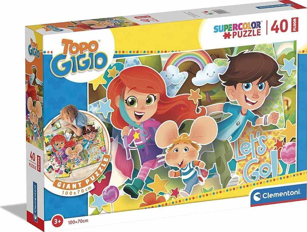 Clementoni Supercolor Floor dėlionė "Topo Gigio" 40 pcs