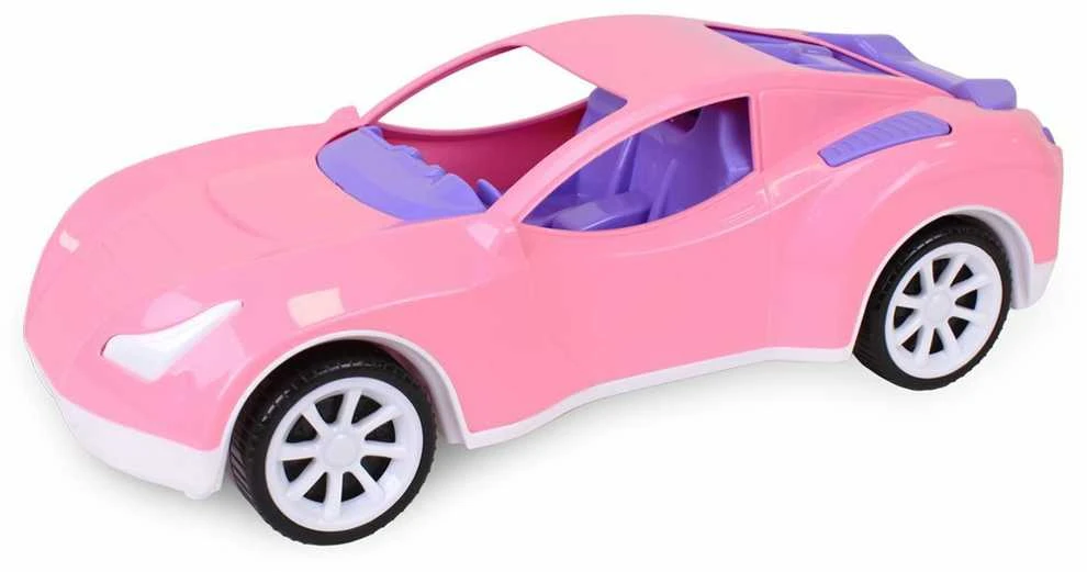 Technok Maksik Didelė plastikinė sportinė mašina rožinė 38cm (6351)