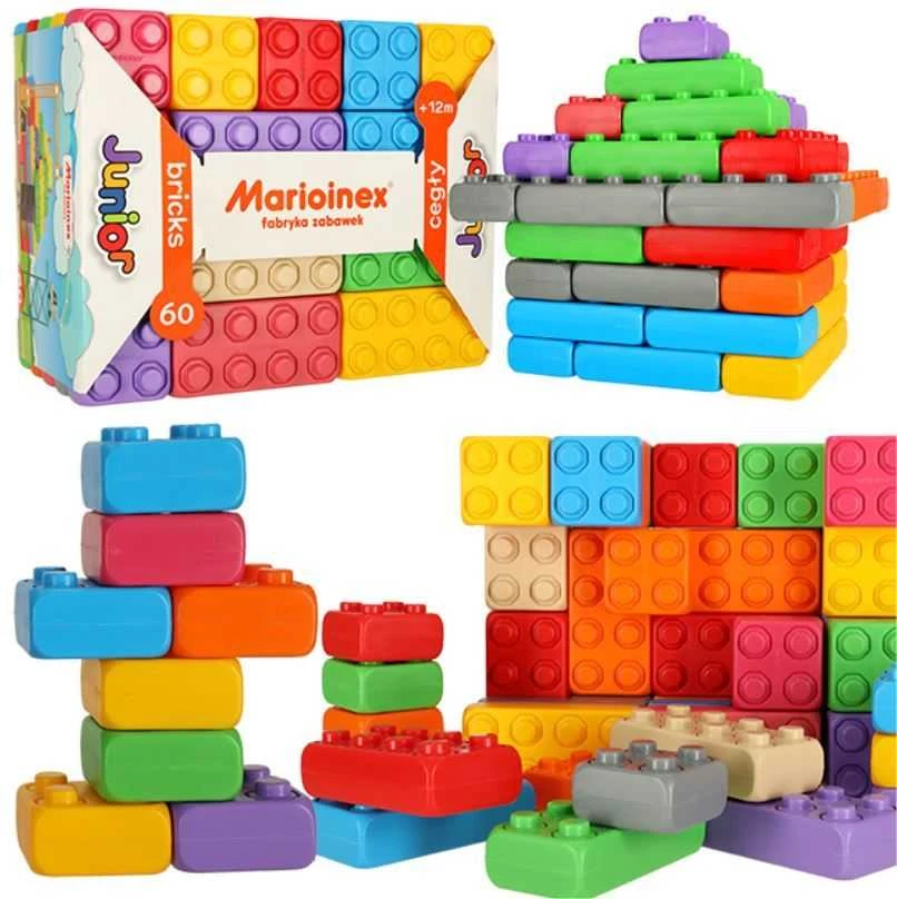 Marioinex Spalvotos plytos junior 60 vnt.