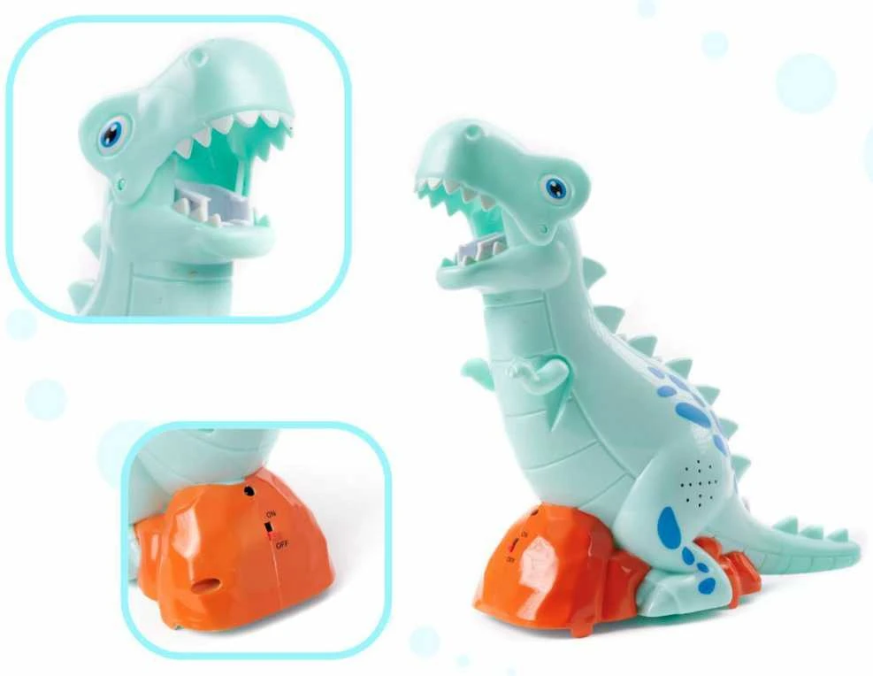 Dinozaurų lenktynių trasa dinozaurų garsai žibintai