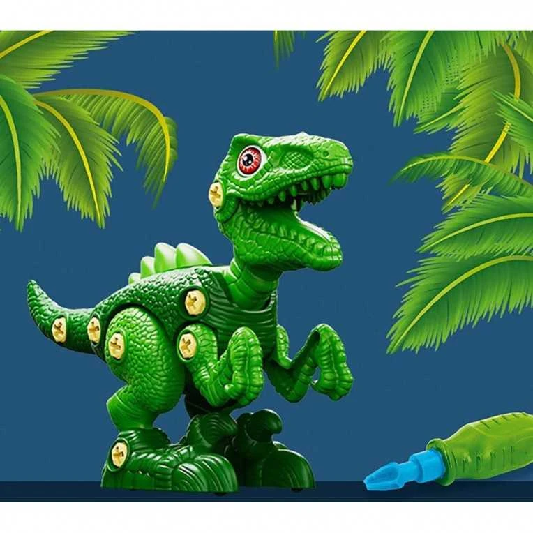 Lisciani DIY konstruktorius Dinozauras VELOCIRAPTOR + dėlionė