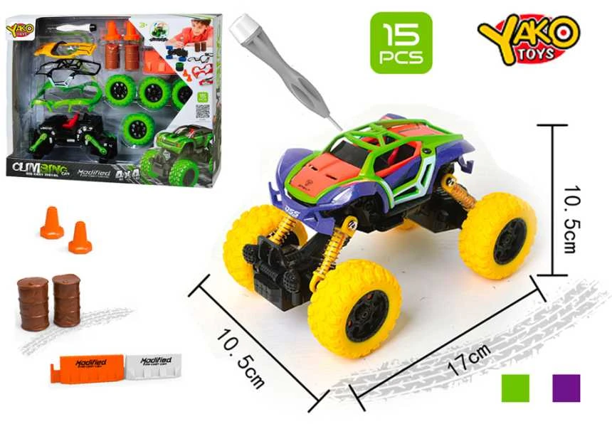 DIY surenkamas automobilis džipas 4x4 (29 dalys)