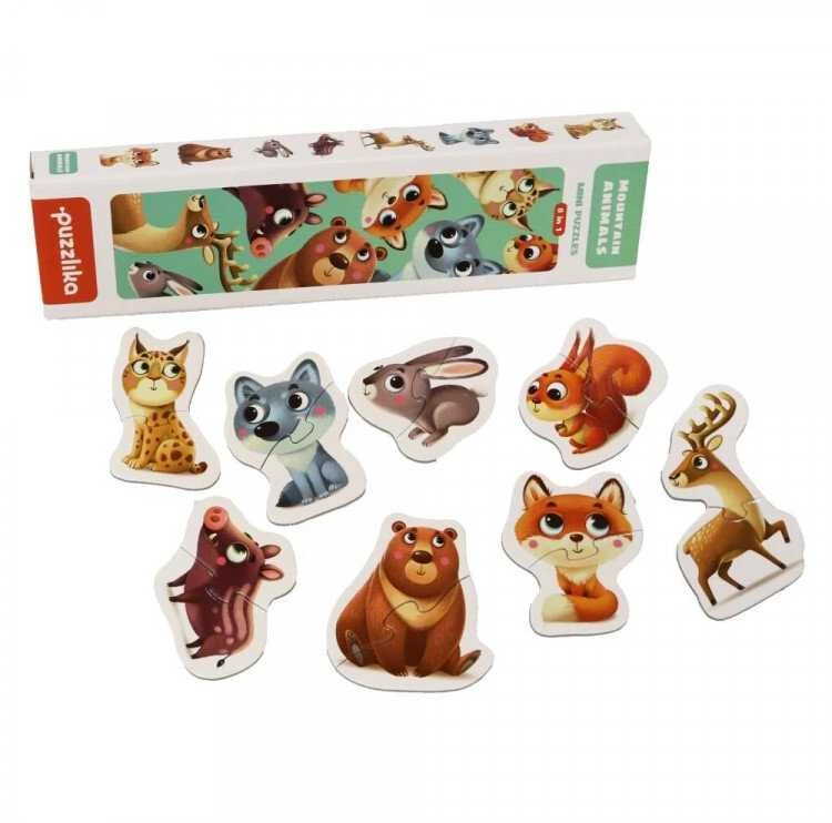 Puzzlika dėlionė "Miško gyvūnai"