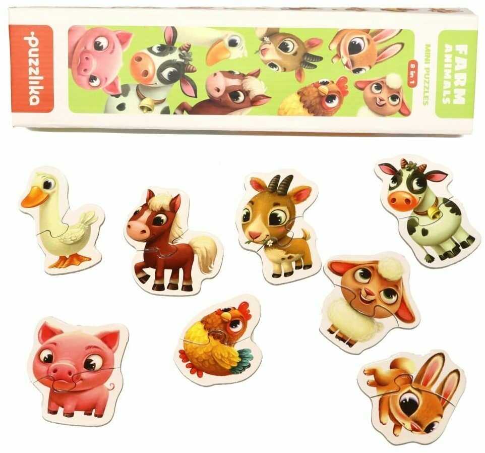 Puzzlika dėlionė "Ūkio Gyvūnai"