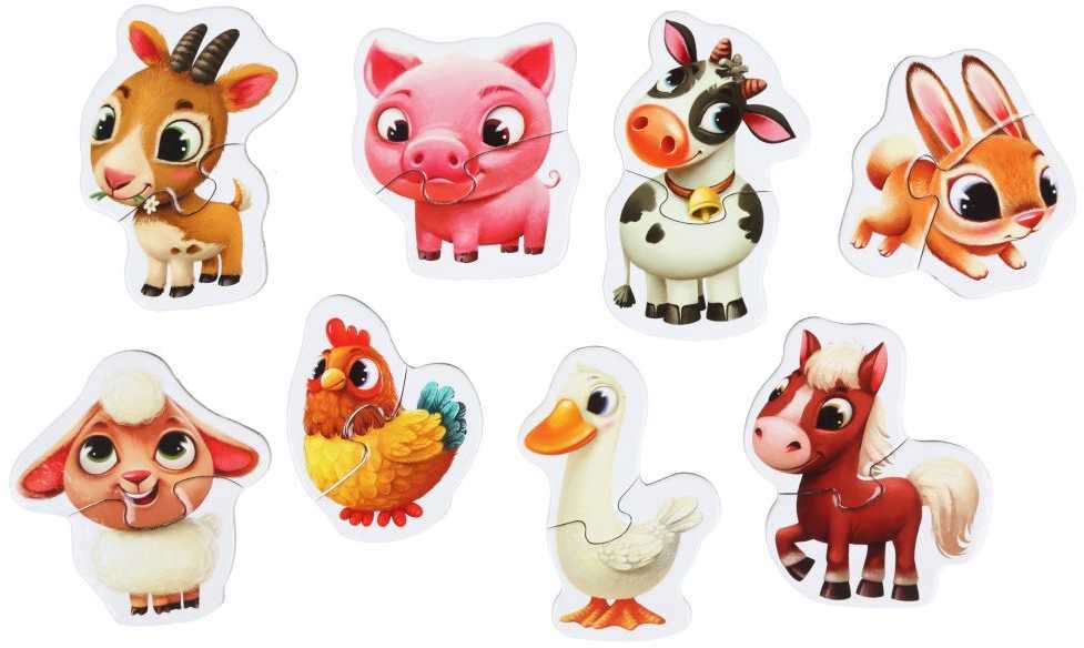 Puzzlika dėlionė "Ūkio Gyvūnai"