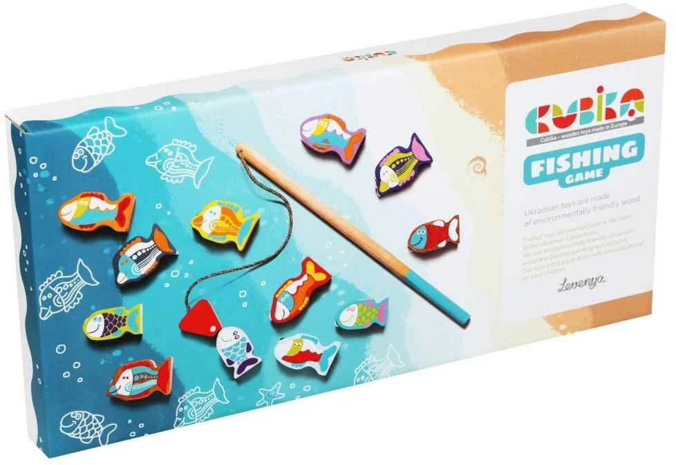 Cubika Edukacinis medinis žaidimas "Žvejyba"