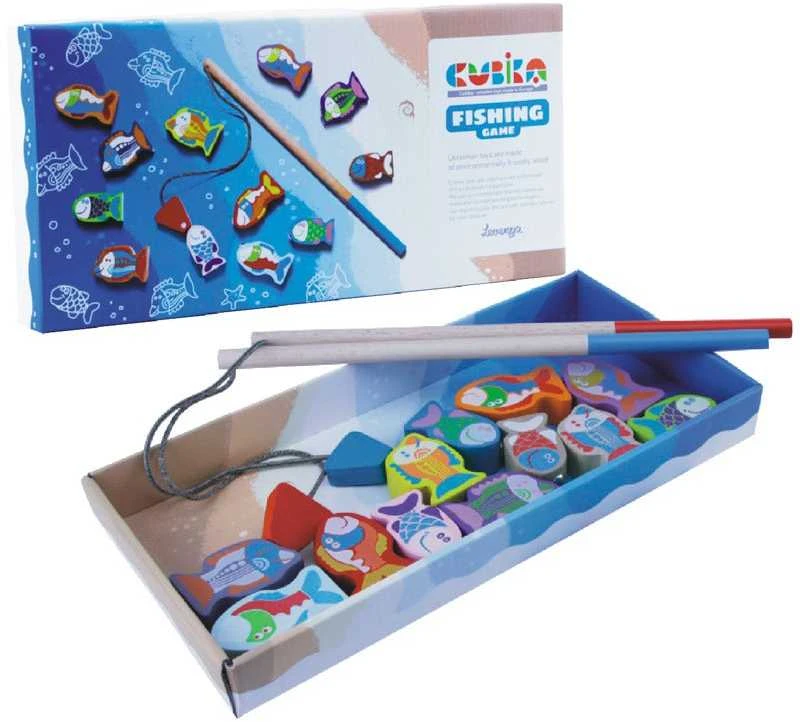 Cubika Edukacinis medinis žaidimas "Žvejyba"