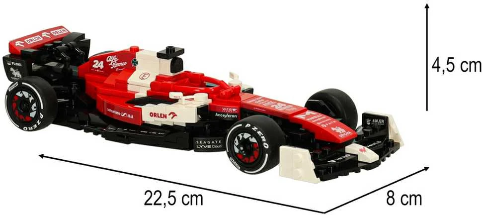 RC automobilis 1:24 Alfa Romeo F1 C42 trinkelės