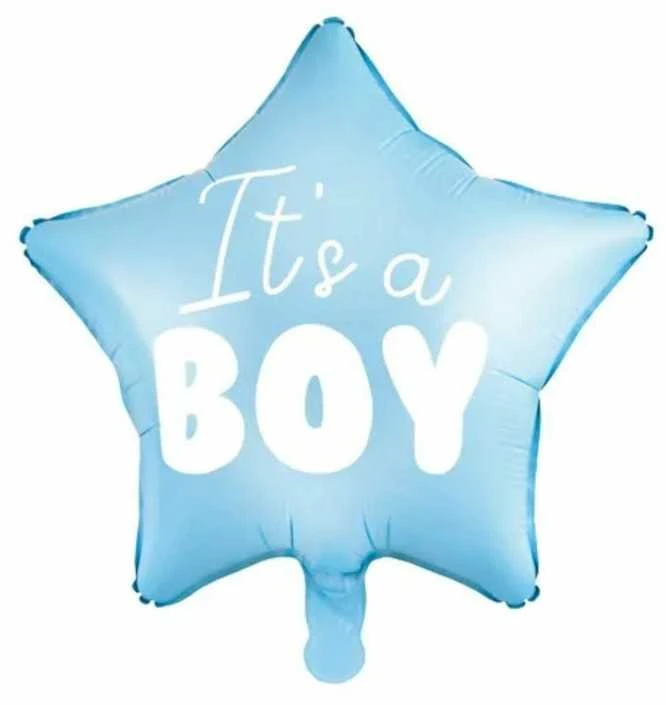 Party Deco PartyDeco Folinis balionas "It's a Boy"
