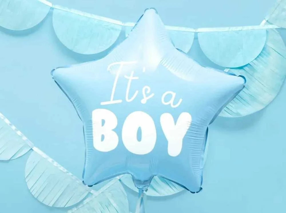Party Deco PartyDeco Folinis balionas "It's a Boy"
