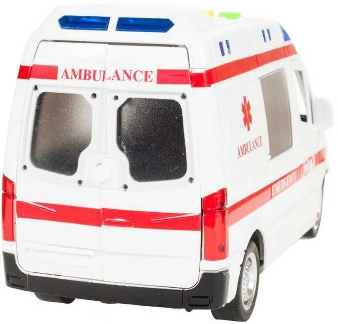 Malplay Interaktyvus greitosios pagalbos automobilis su atsidarančiomis durimis
