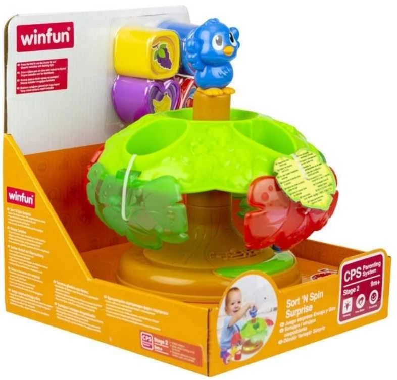 Anek Smily Play Interaktyvi rūšiavimo karusėlė - Siurprizas Winfun
