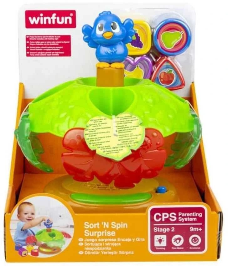 Anek Smily Play Interaktyvi rūšiavimo karusėlė - Siurprizas Winfun