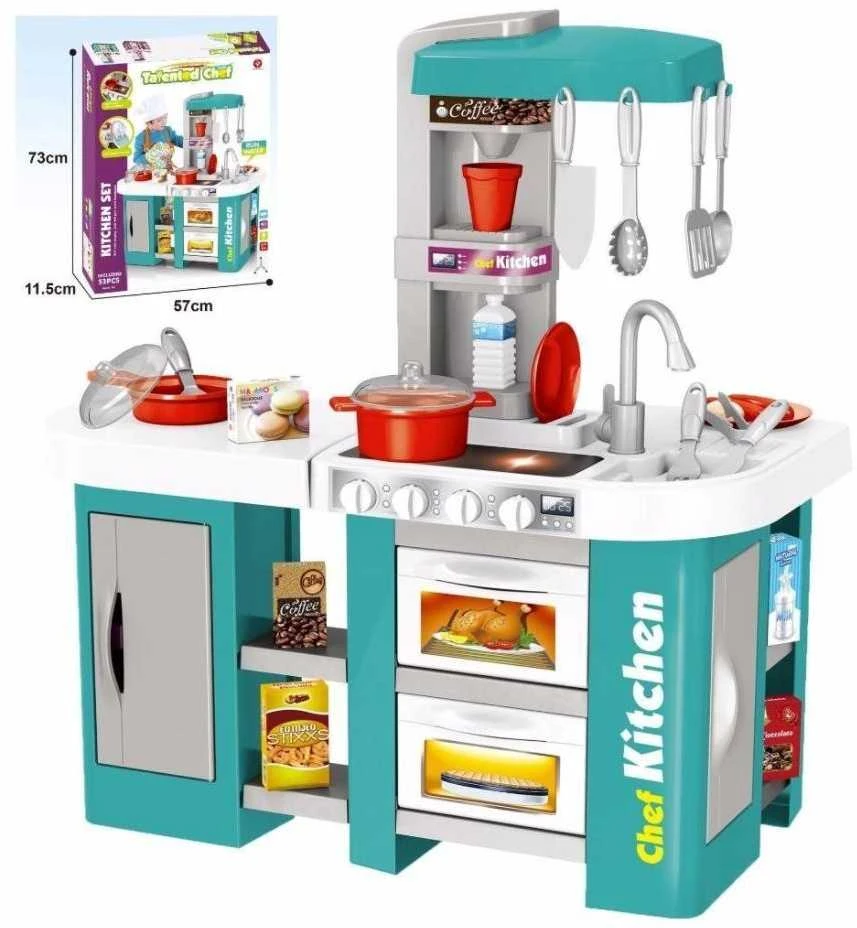 Vaikiškas virtuvėlės rinkinys "Talented Chef" 53 pcs