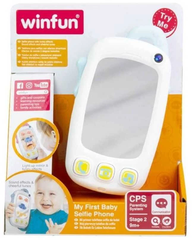 Smily Interaktyvus pirmasis kūdikių asmenukių telefonas Winfun R