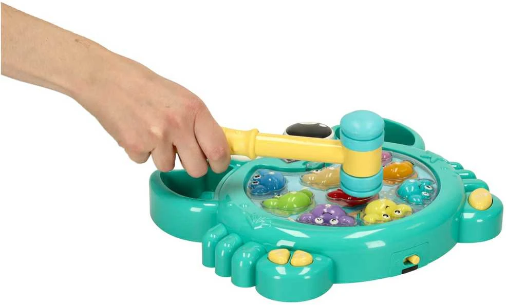 Interaktyvus 2-in-1 krabų žvejybos žaidimas Pounder