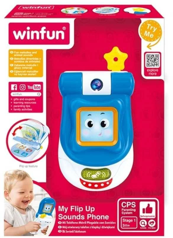 Smily Interaktyvus winfun telefonas su garsais ir šviesomis (618)