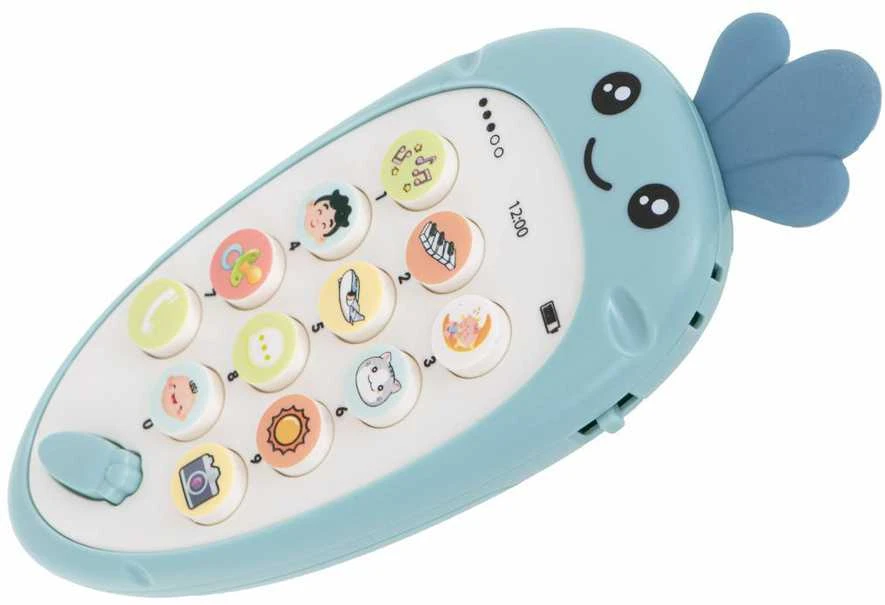 Interaktyvus žaislinis telefonas Morka (mėlyna)