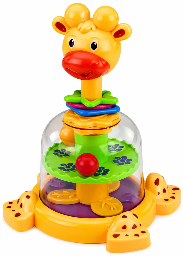 Lean Toys Sukamasis žaislas žirafa