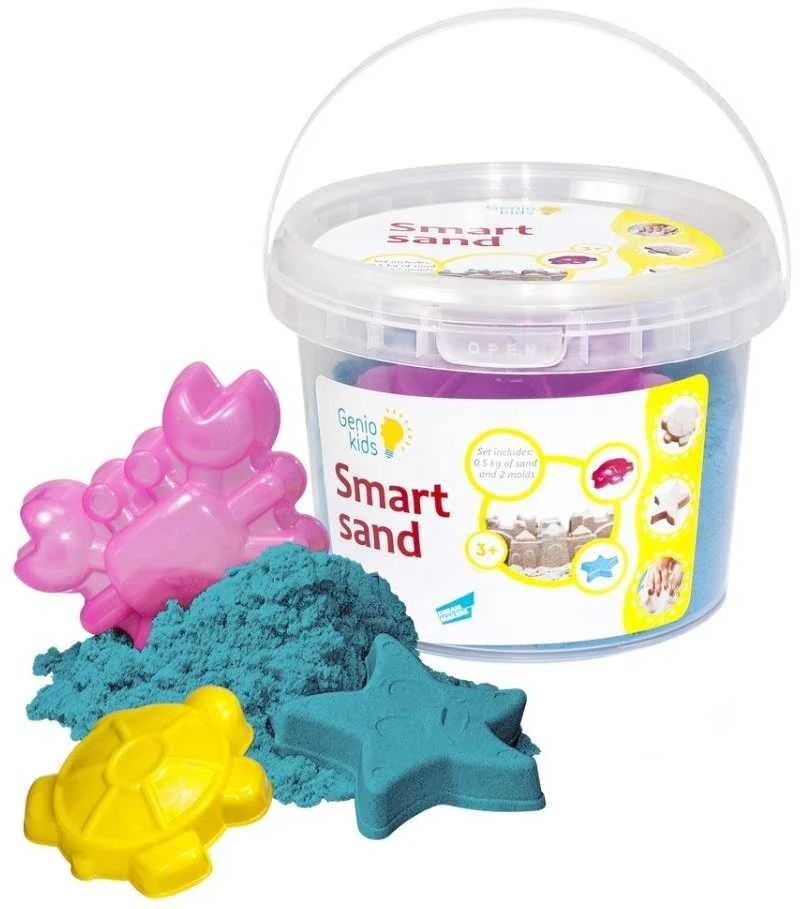 Išmanus kinetinis smėlis 0.5kg (rožinis)