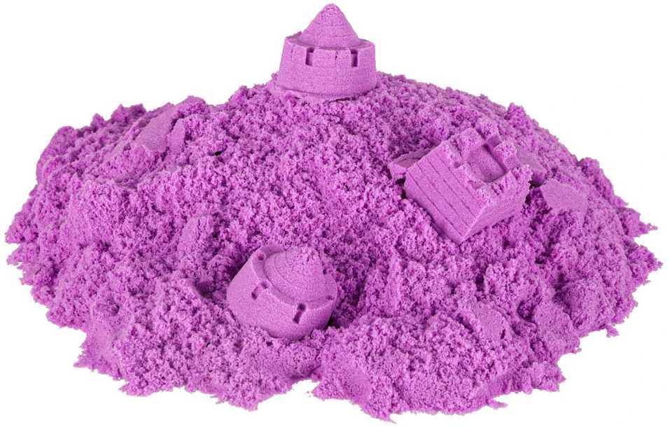 KIK Kinetinis smėlis 1kg maišelyje, violetinės spalvos
