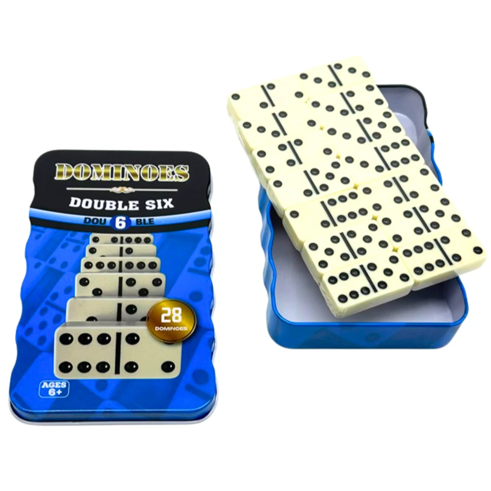 Lean Toys DOMINO KLASIKINIS EDUKACINIS LOGINIS ŽAIDIMAS 28 dalys