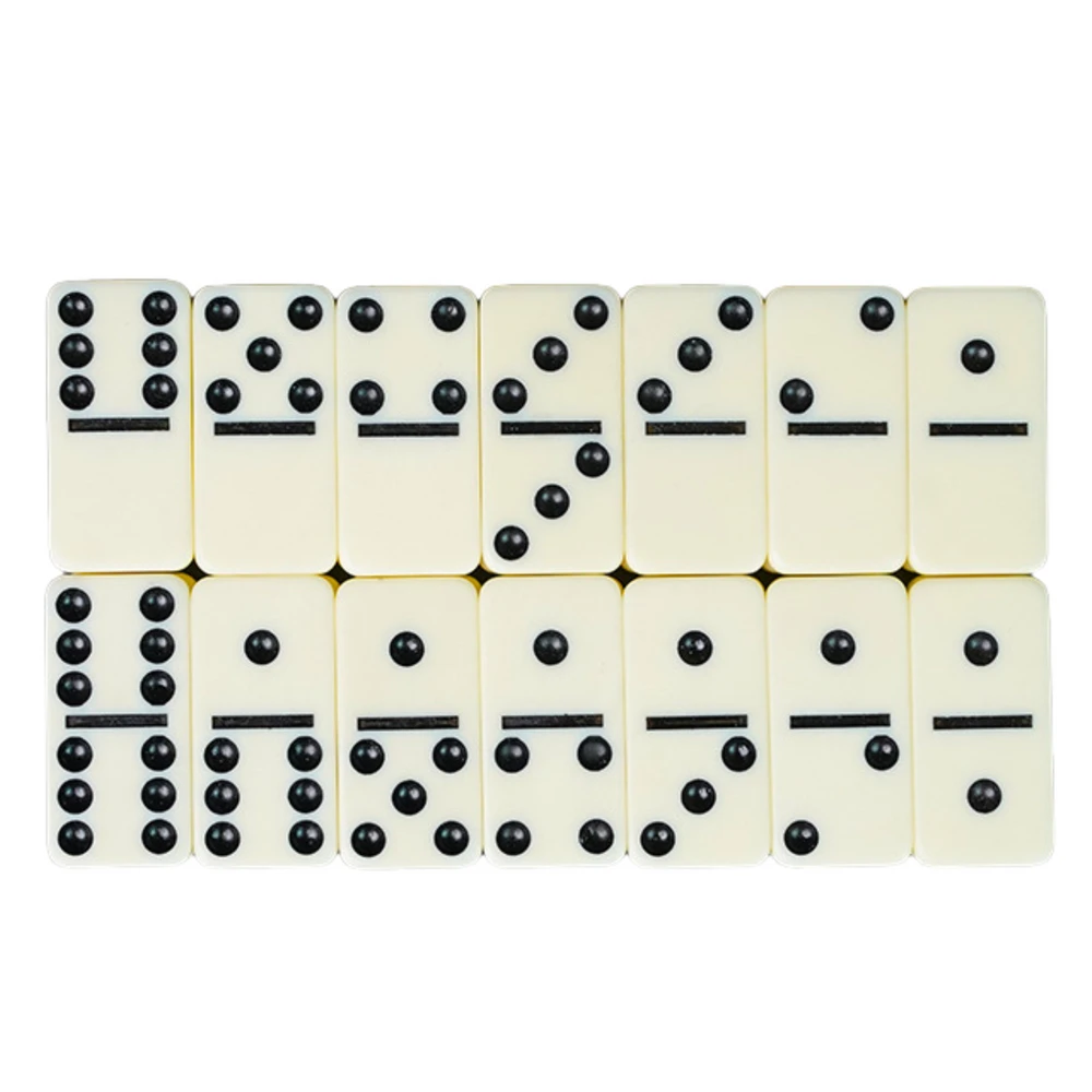 Lean Toys DOMINO KLASIKINIS EDUKACINIS LOGINIS ŽAIDIMAS 28 dalys