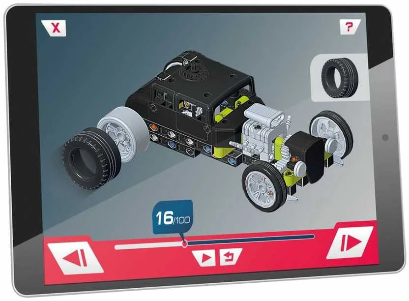 Clementoni konstruktorius "HOT ROD AND RACE TRUCK"
